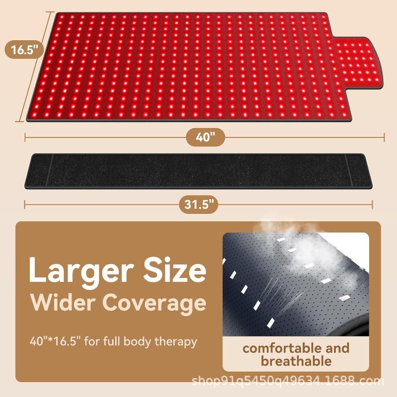 Yoga Mat - 赤外線ライトセラピーパッド スキンケア 420個 3in1 LED 遠赤外線