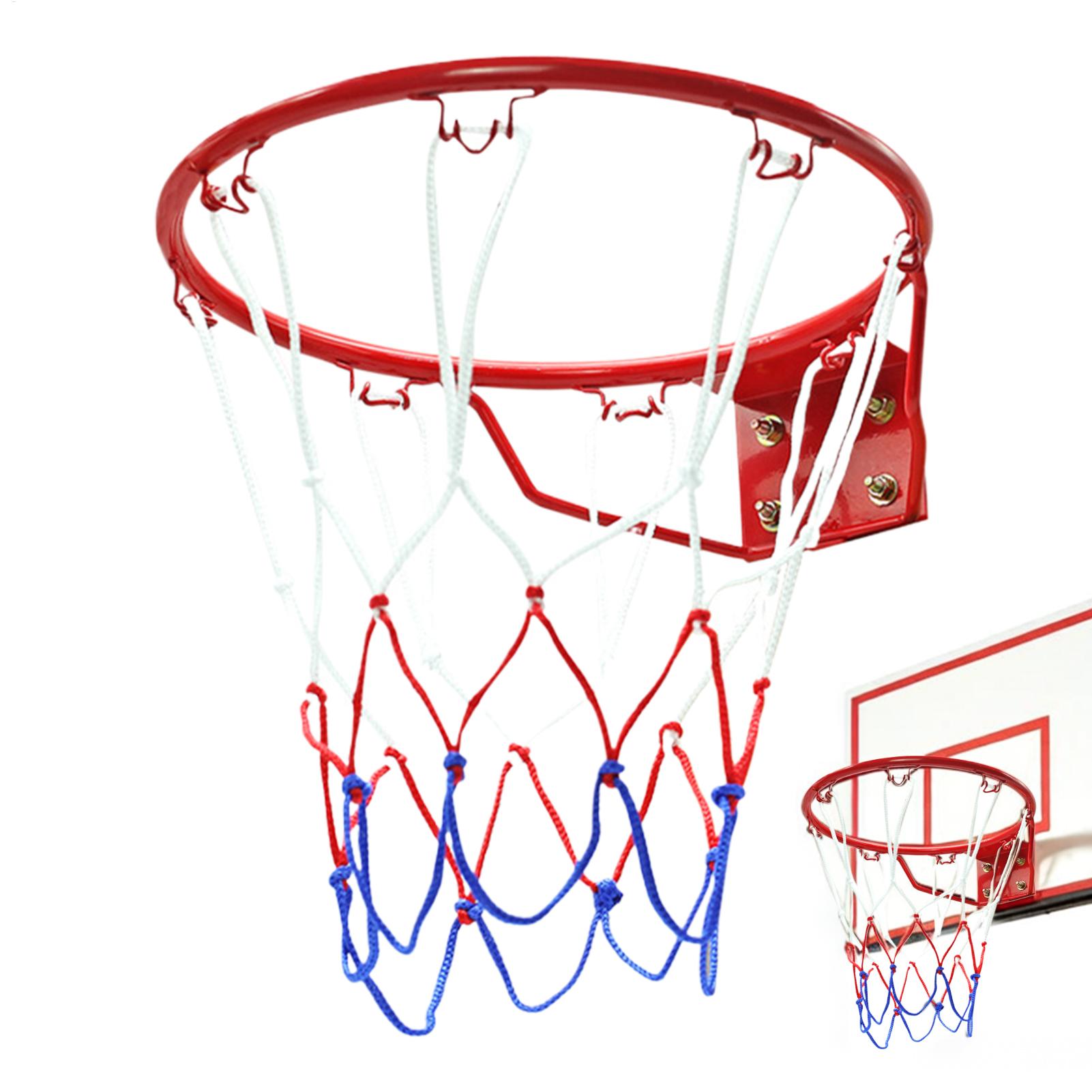 Gym Ball - バスケットボールリング スポーツボールバスケット ネット付き バスケットボールゴール 交換用 室内