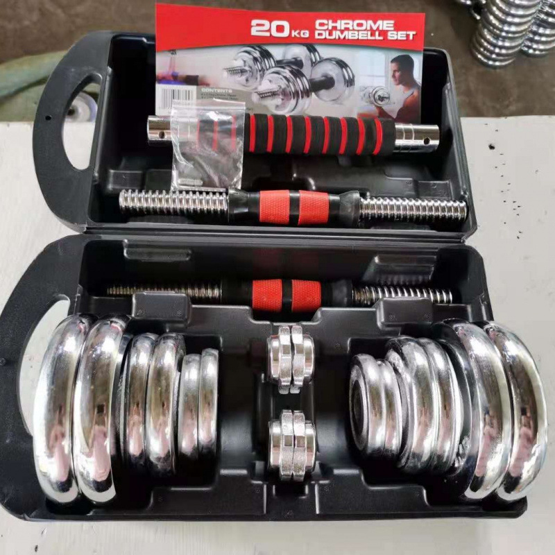 50KGメンズフィットネス機器ダンベルセット調整可能な鋳鉄メ - Dumbbell Set のレビューと価格